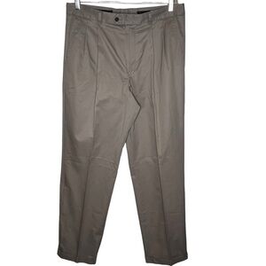 John W. Nordstrom Men's Beige Pants Size 36x34 Supima Cotton Wrinkle Free